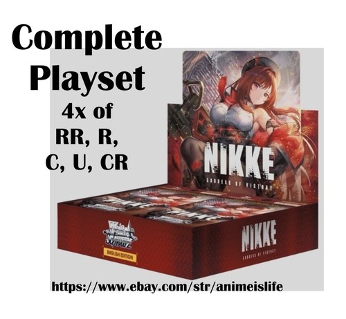 Weiss schwarz nikke vol - schwarz,