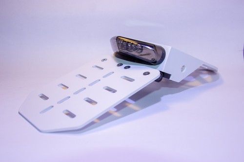Folding license plate holder - folding,