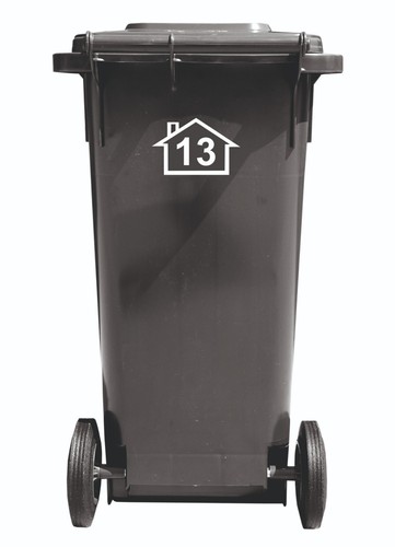 Dustbin stickers numbers - stickers,,